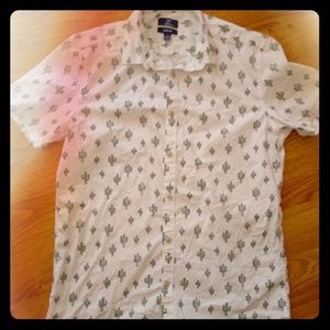 Cactus pattern Button up